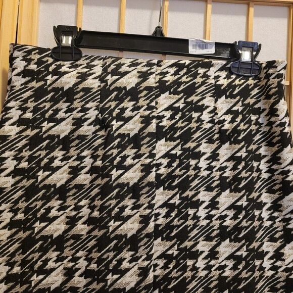 Melissa Paige Metallic Pearl Button Elastic Waist Pencil Skirt Sz S NWT - Picture 7 of 9